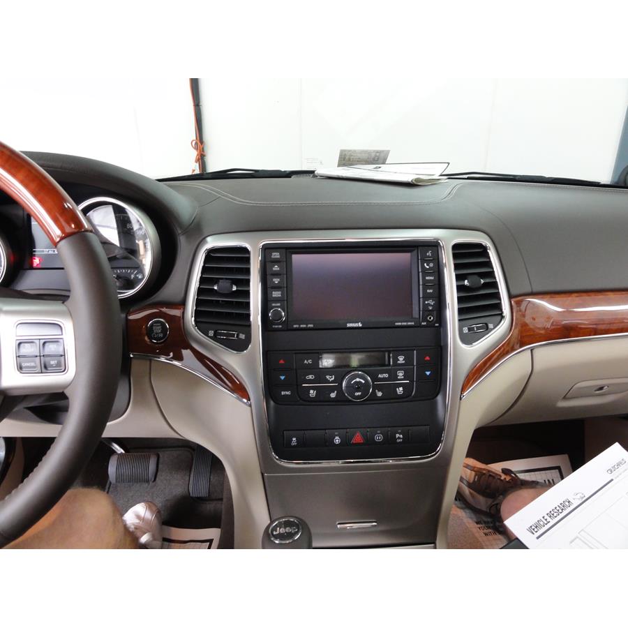 2012 Jeep Grand Cherokee Other factory radio option