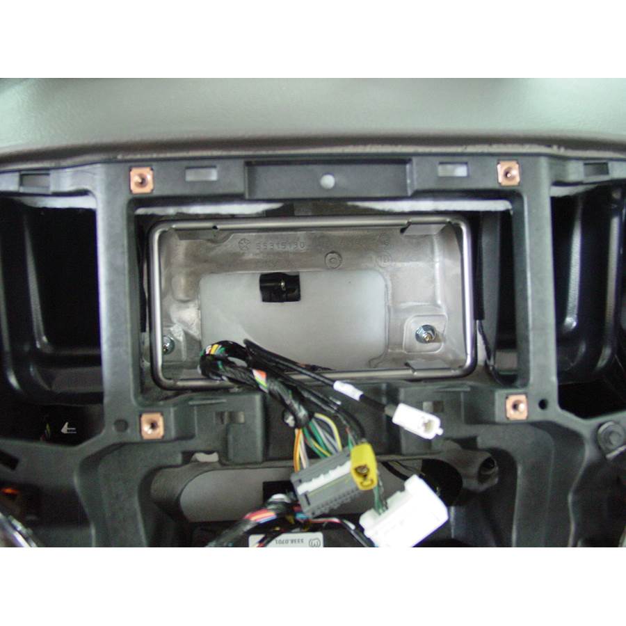 2012 Jeep Grand Cherokee Factory radio removed