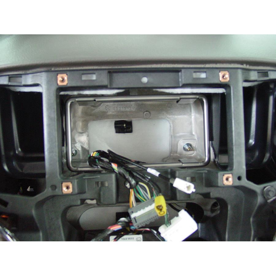 2013 Jeep Grand Cherokee Factory radio removed
