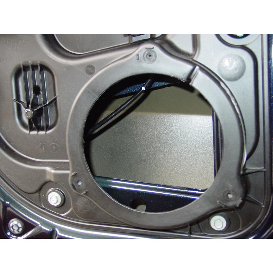 2013 Jeep Grand Cherokee Rear door speaker removed