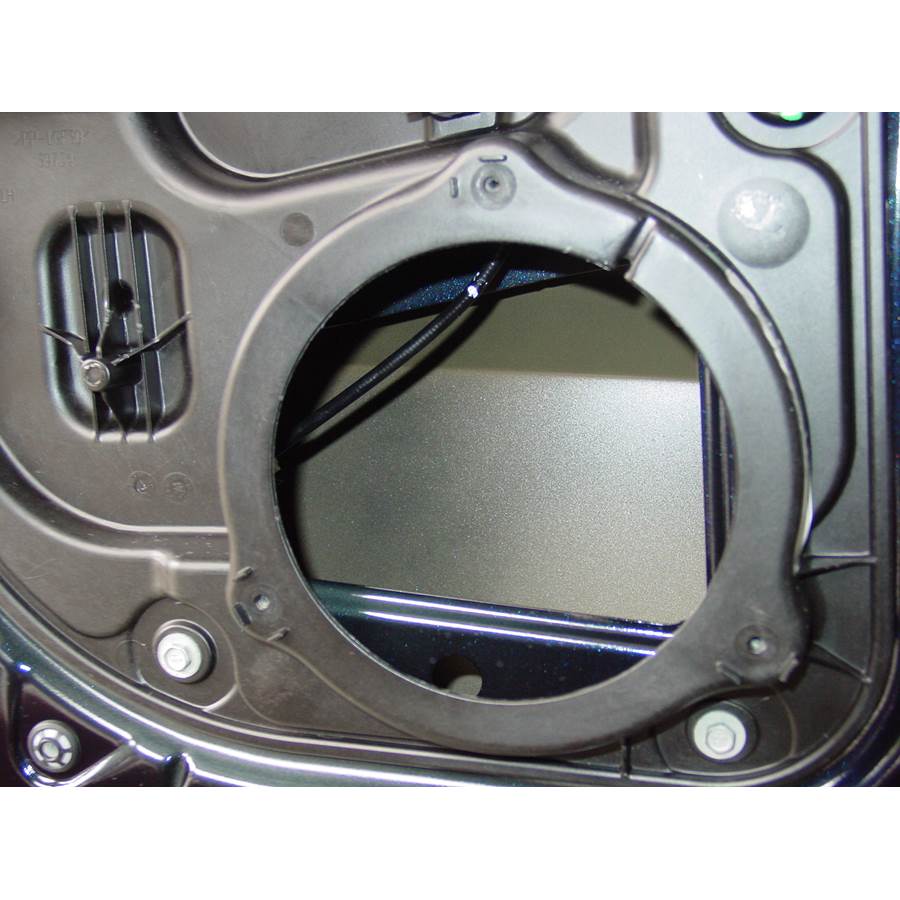 2014 Jeep Grand Cherokee Rear door speaker removed