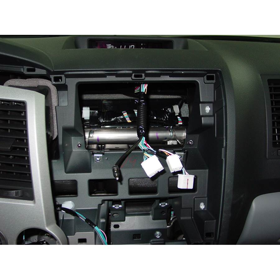 2008 Toyota Tundra Factory radio removed