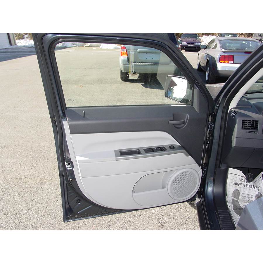 2012 Jeep Patriot Front door speaker location