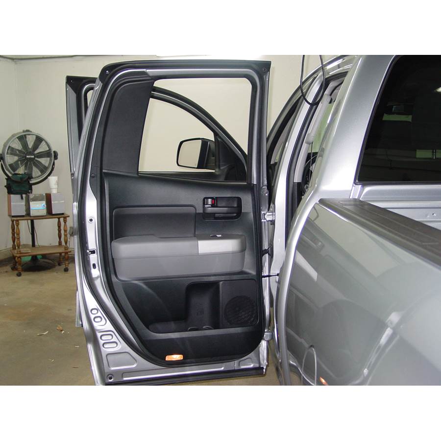 2011 Toyota Tundra Rear door speaker location