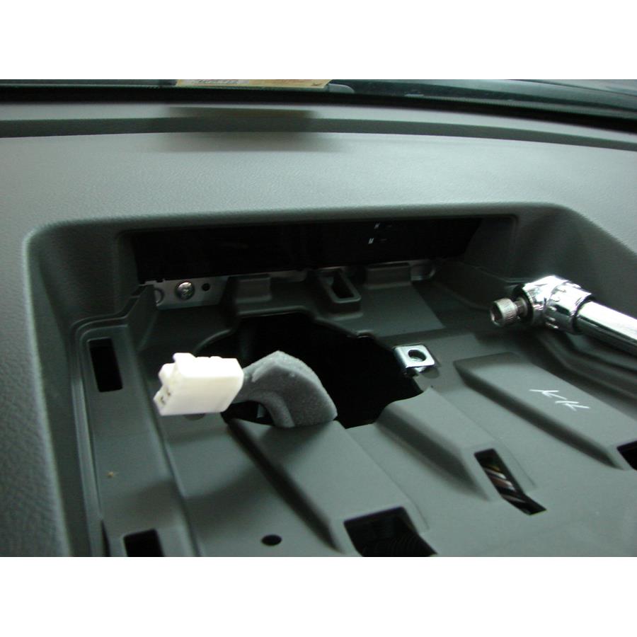 2016 Toyota Sequoia Center dash speaker removed