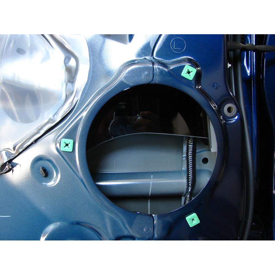 2011 Toyota Sequoia Rear door speaker removed