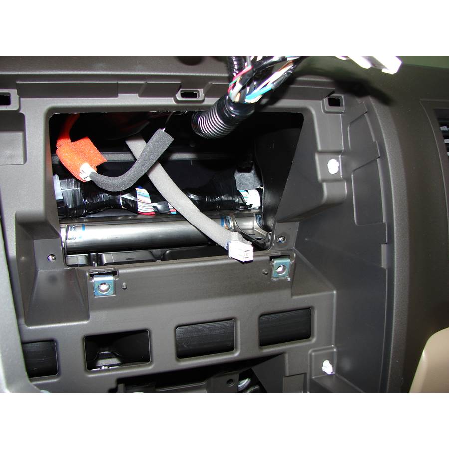 2012 Toyota Tundra Factory radio removed