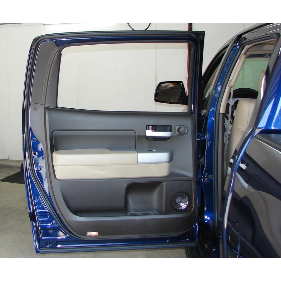 2016 Toyota Sequoia Rear door speaker location