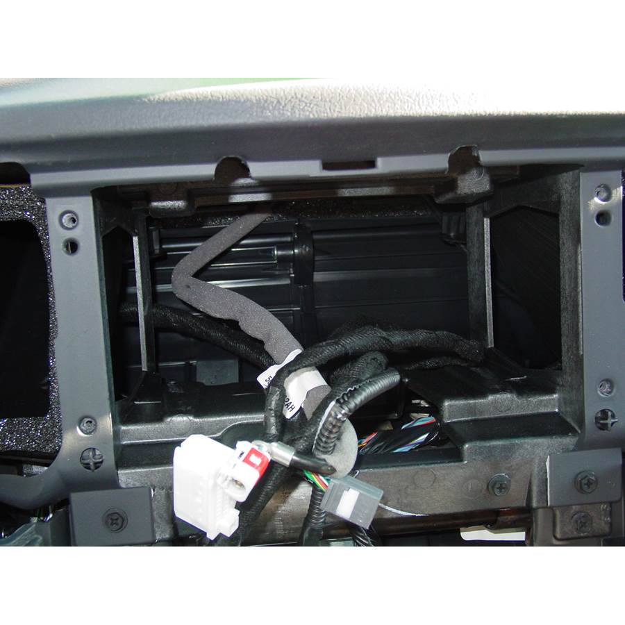 2008 Jeep Grand Cherokee Factory radio removed