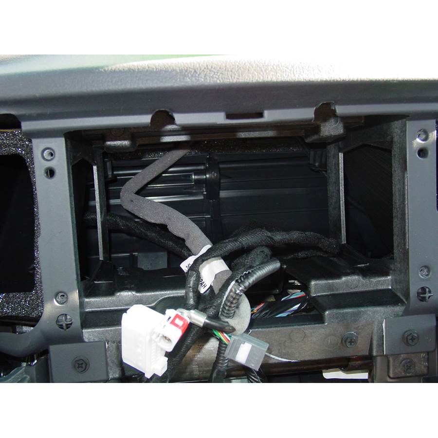 2009 Jeep Grand Cherokee Factory radio removed