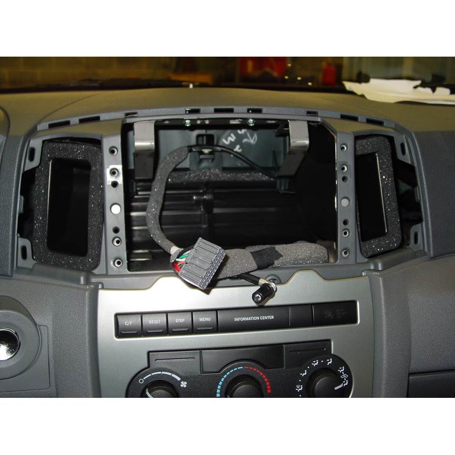 2005 Jeep Grand Cherokee Factory radio removed
