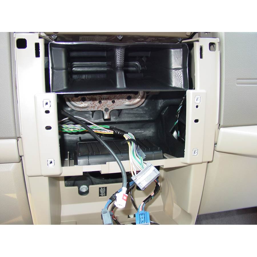 2008 Jeep Liberty Factory radio removed