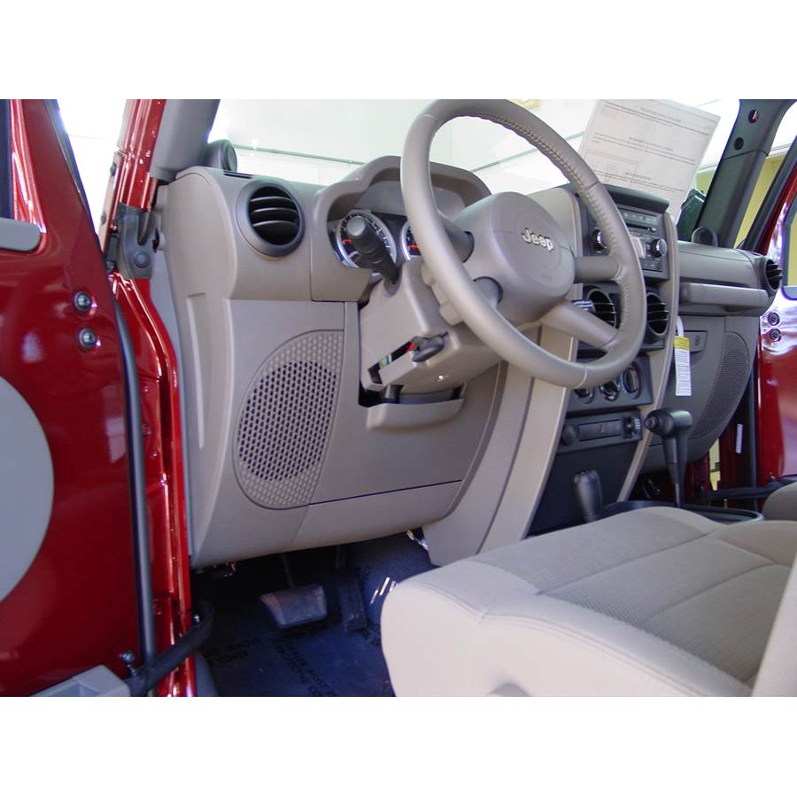 2009 Jeep Wrangler Unlimited Dash speaker location
