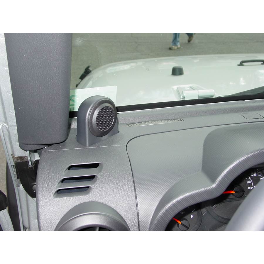 2007 Jeep Wrangler Unlimited Tweeter location