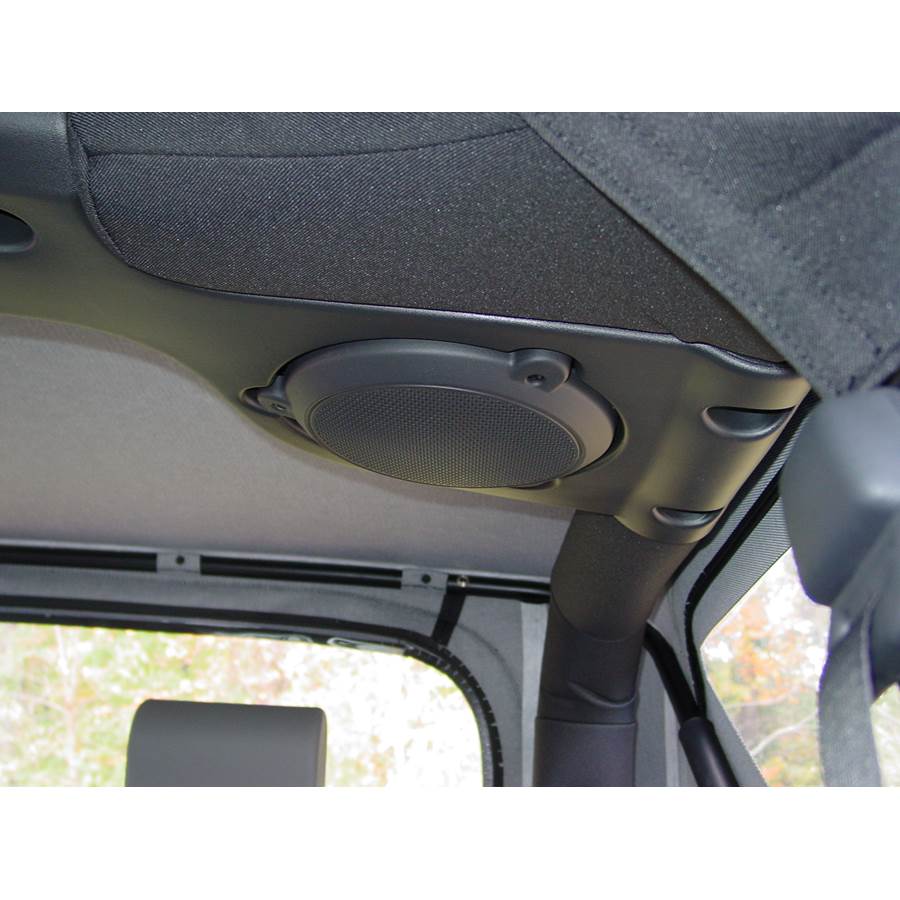 2007 Jeep Wrangler Unlimited Rollbar speaker location