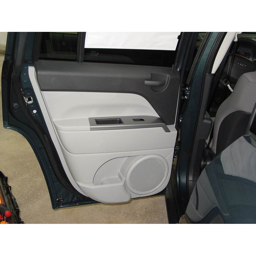 2009 Jeep Compass Rear door speaker location