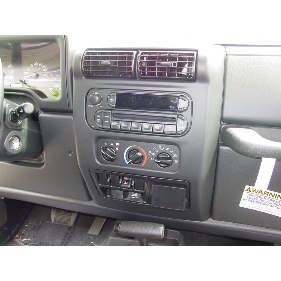 2004 Jeep Wrangler Unlimited Factory Radio