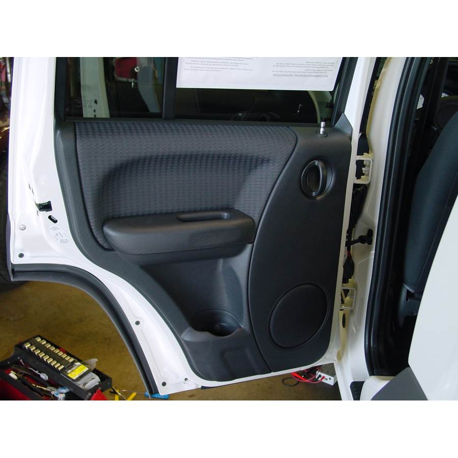 2006 Jeep Liberty Rear door speaker location