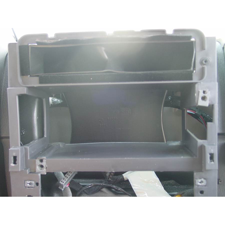 2001 Jeep Wrangler Factory radio removed
