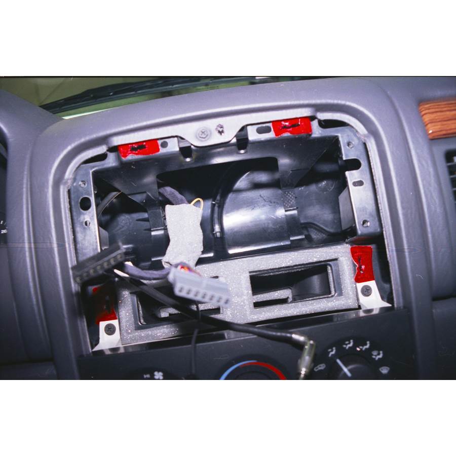 2003 Jeep Grand Cherokee Factory radio removed