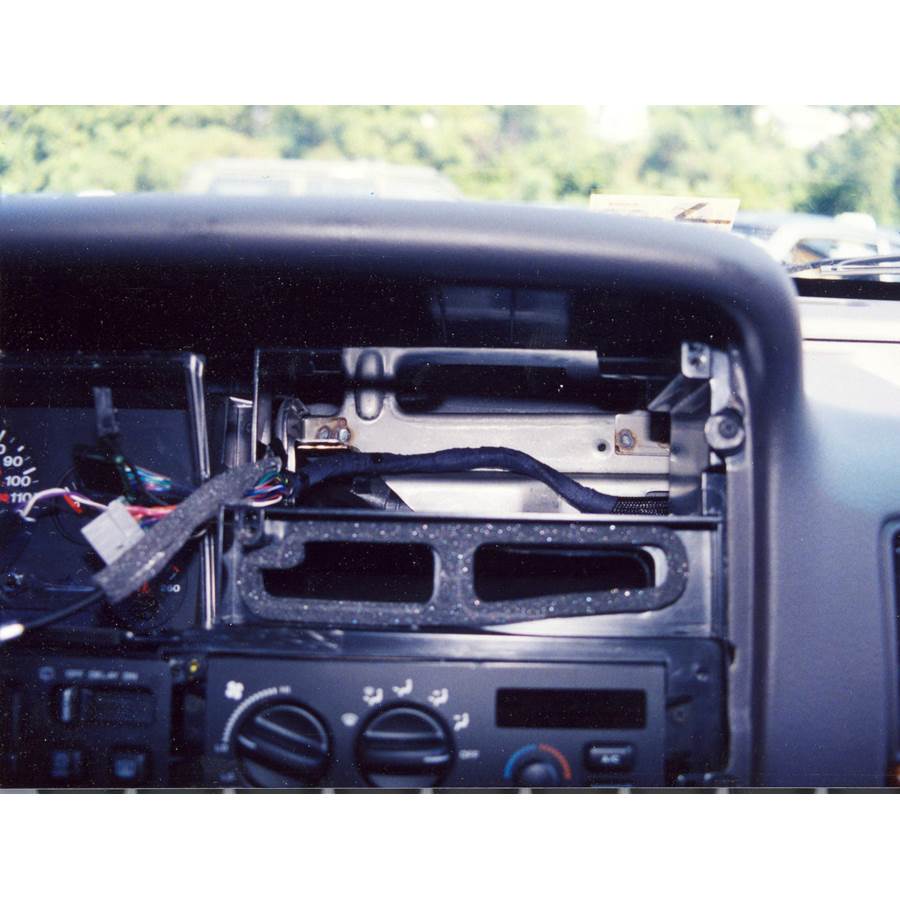 1996 Jeep Grand Cherokee Factory radio removed