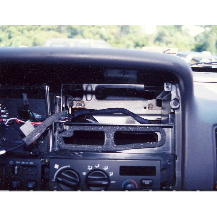 1998 Jeep Grand Cherokee Factory radio removed