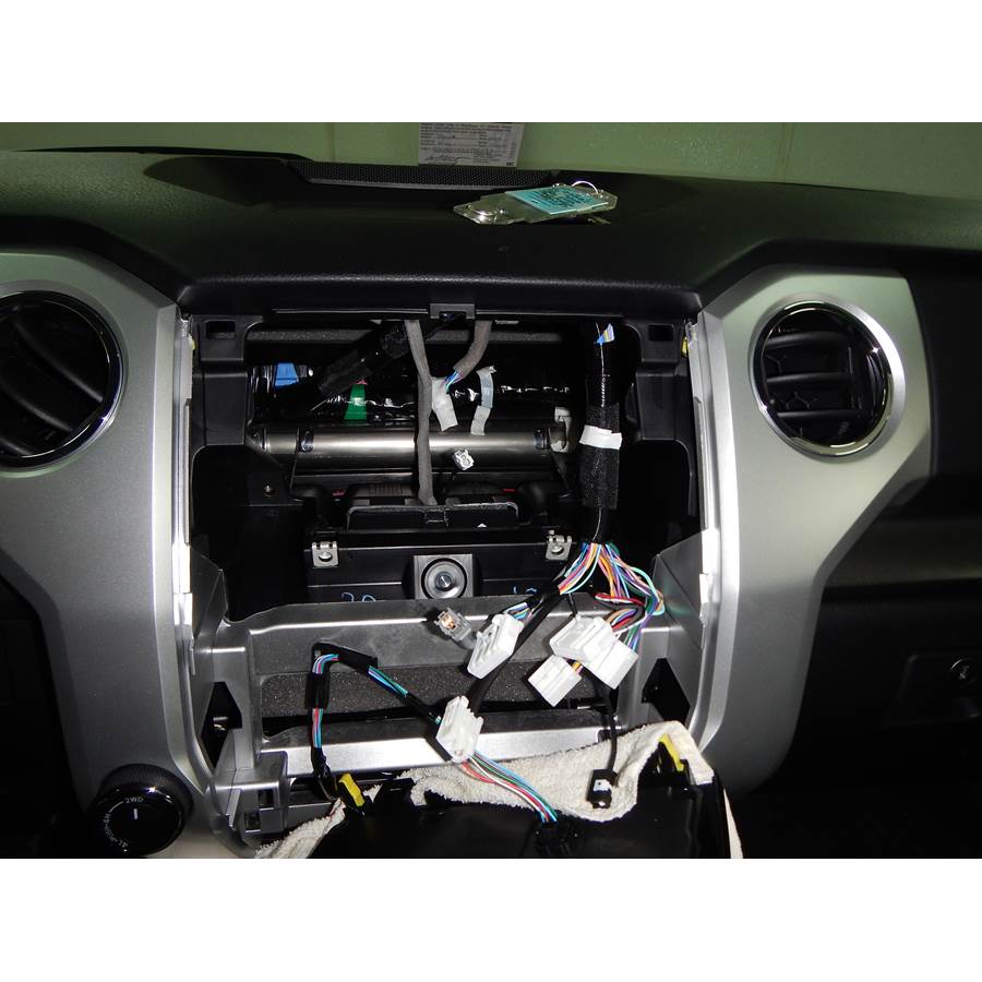 2016 Toyota Tundra Factory radio removed