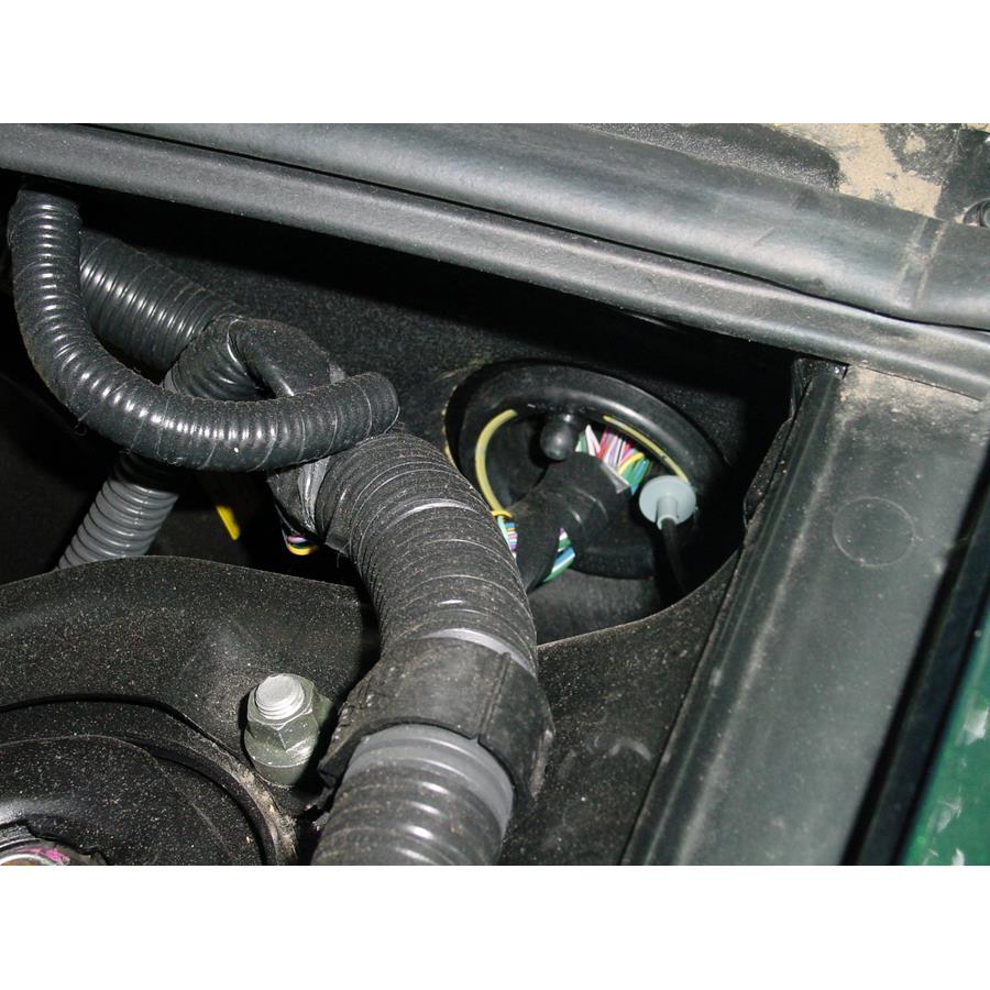 2002 Toyota Highlander Firewall access