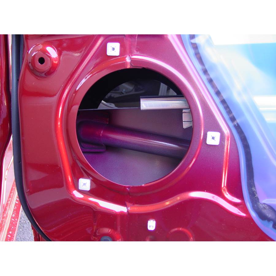 2002 Toyota Highlander Rear door speaker removed