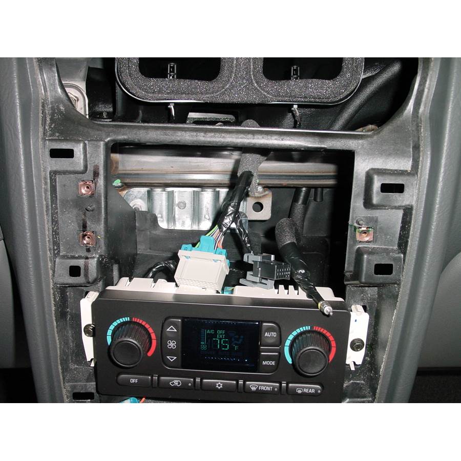 2002 GMC Envoy XL Factory radio removed