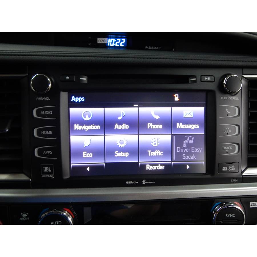 2019 Toyota Highlander Factory Radio