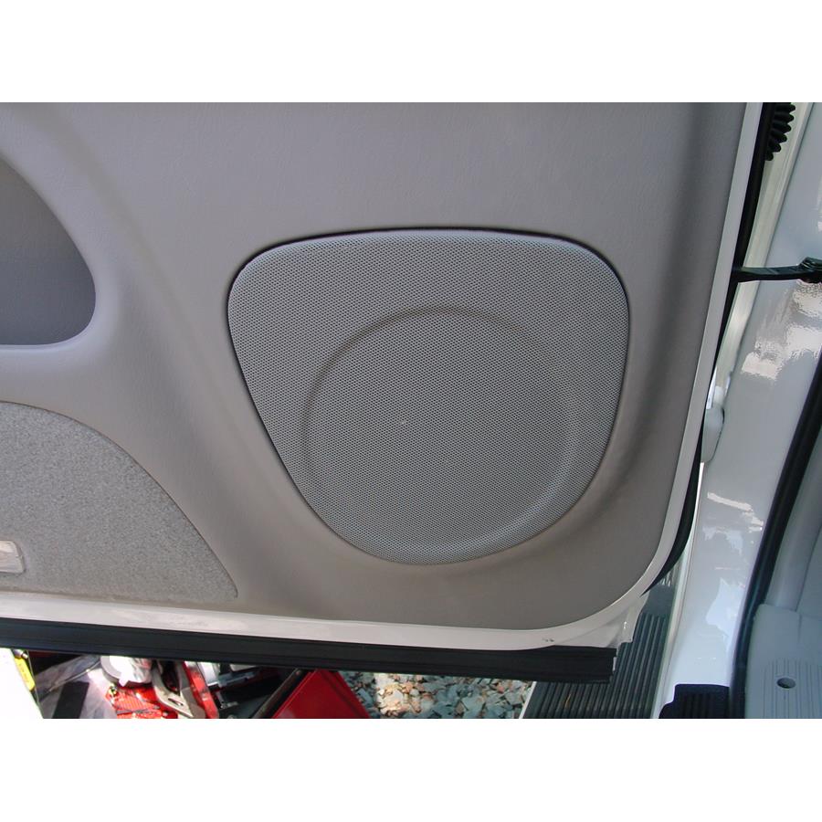 2001 Toyota Sequoia Rear door speaker location