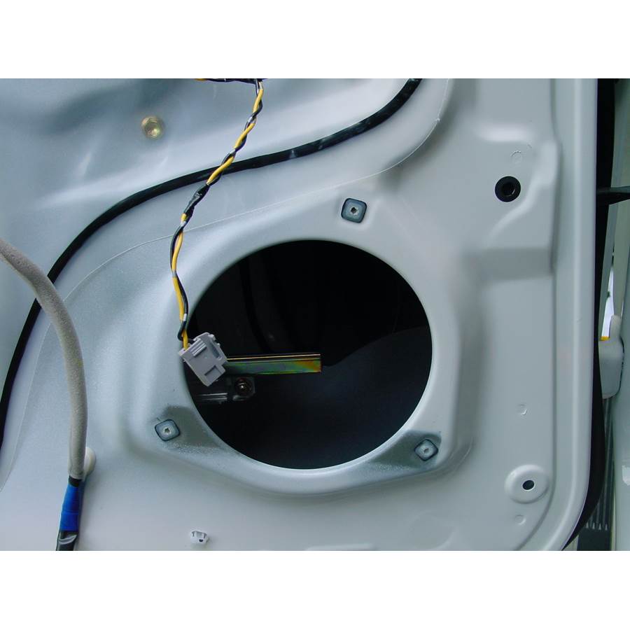 2002 Toyota Sequoia Rear door speaker removed