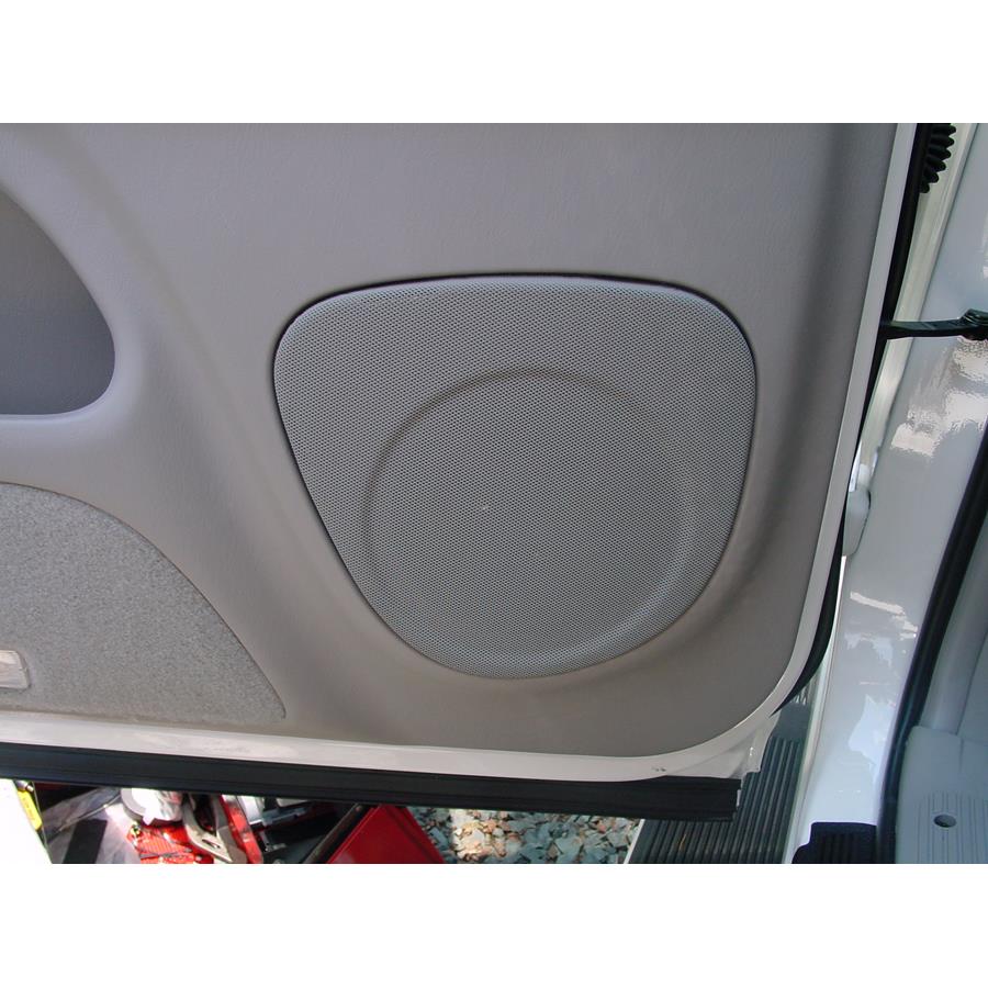 2004 Toyota Sequoia Rear door speaker location