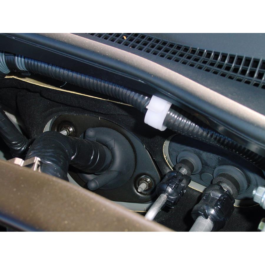 2003 Toyota Camry Firewall access