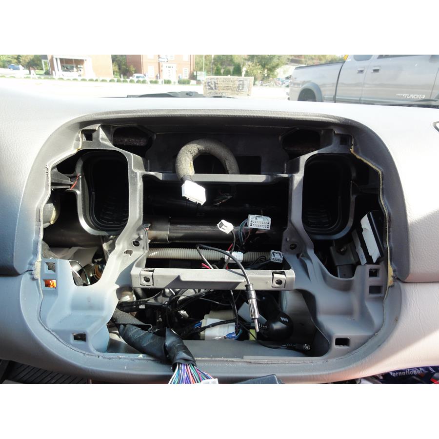 2006 Toyota Camry Factory radio removed