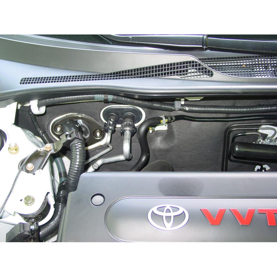 2006 Toyota Camry Firewall access