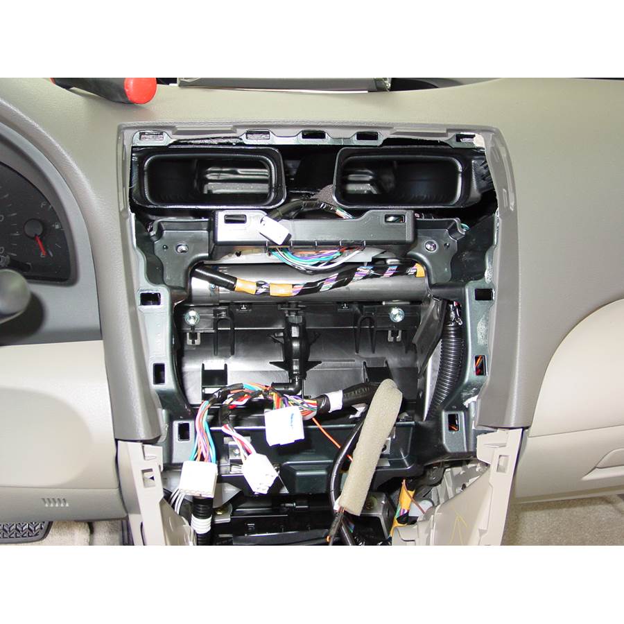2008 Toyota Camry Factory radio removed