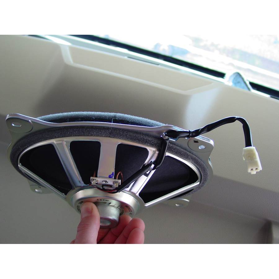 2009 Toyota Camry Rear deck speaker removed