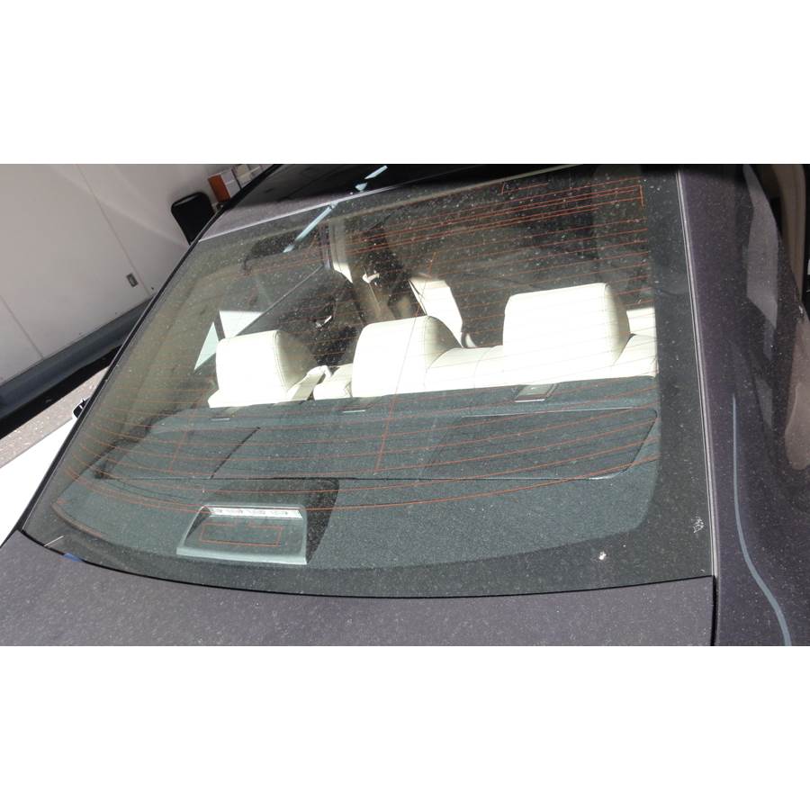 2016 Toyota Camry Hybrid Rear deck speaker location