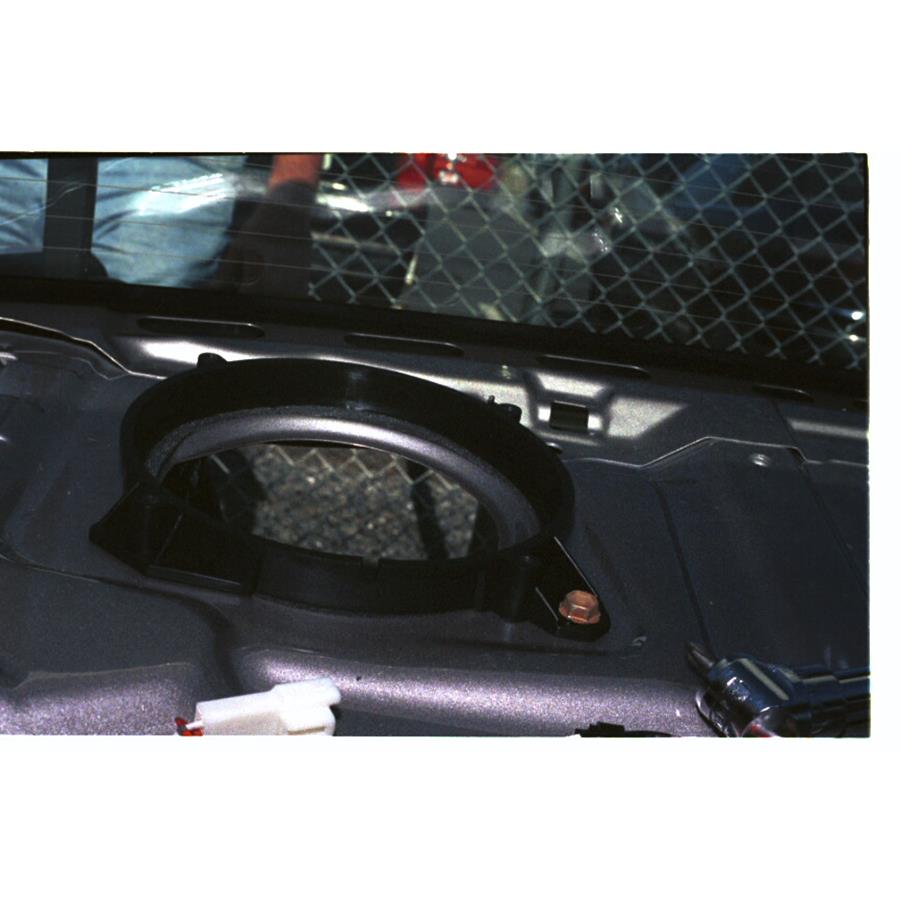 1999 Toyota Corolla Rear deck speaker removed