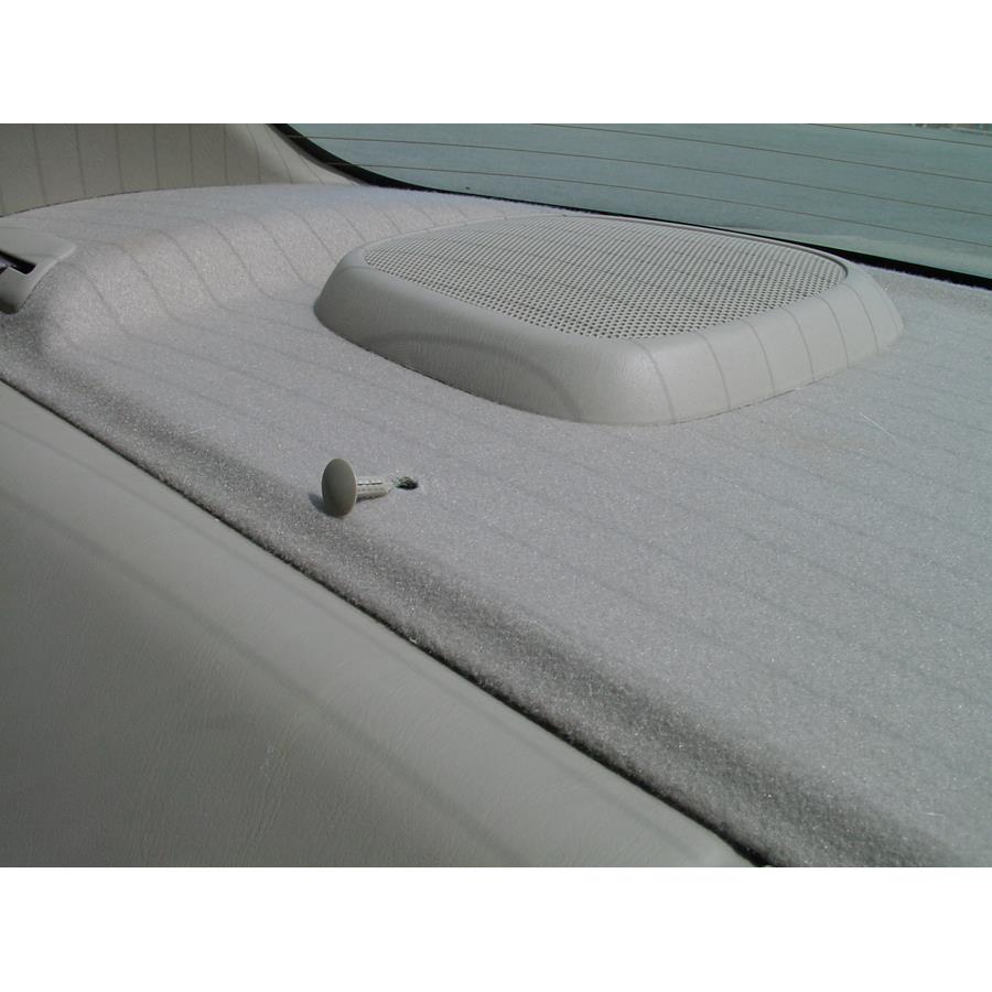 2002 Toyota Corolla Rear deck speaker location