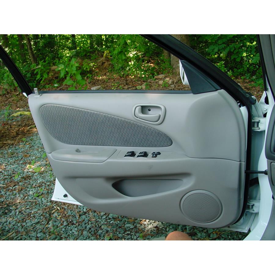 2002 Toyota Corolla Front door speaker location