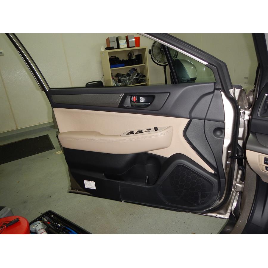 2015 Subaru Outback Front door speaker location