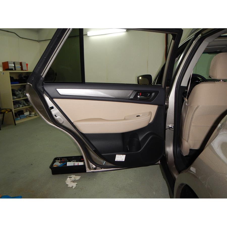 2017 Subaru Outback Rear door speaker location