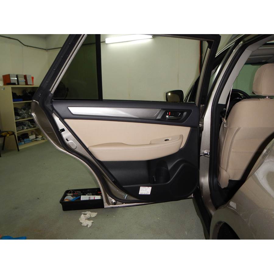 2017 Subaru Outback Rear door speaker location