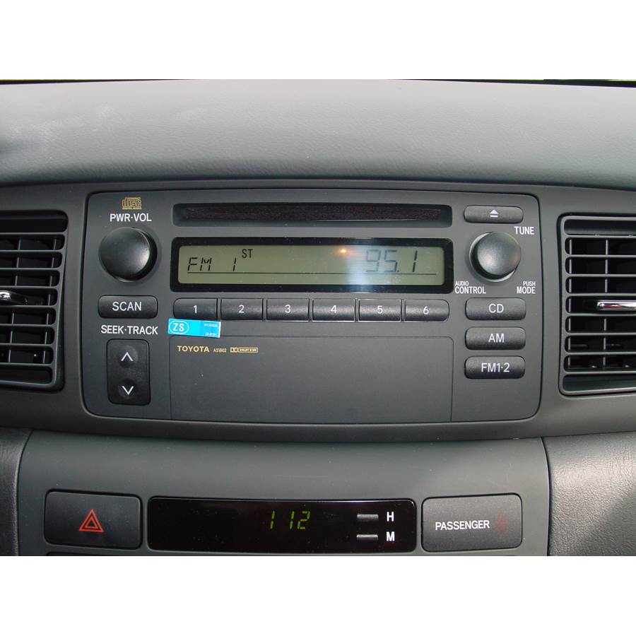 2005 Toyota Corolla Factory Radio
