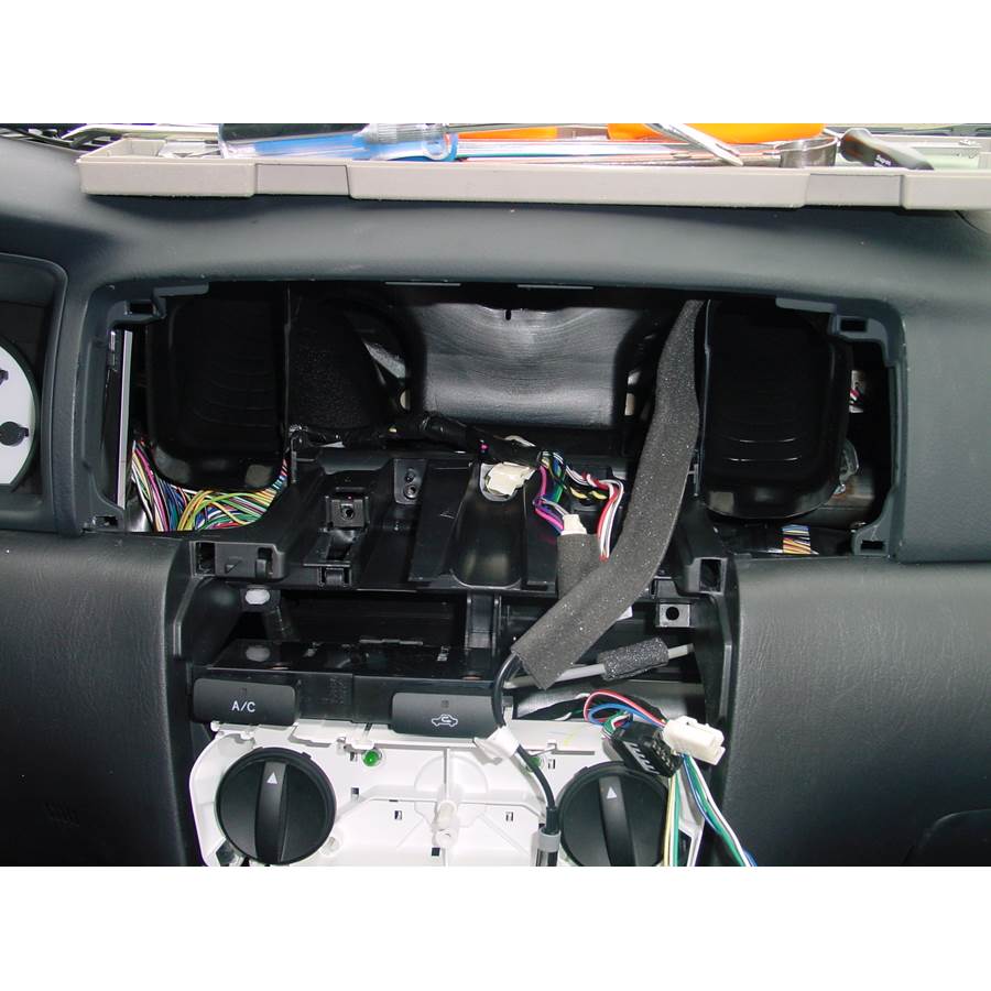2003 Toyota Corolla Factory radio removed