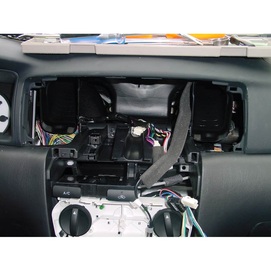2004 Toyota Corolla Factory radio removed