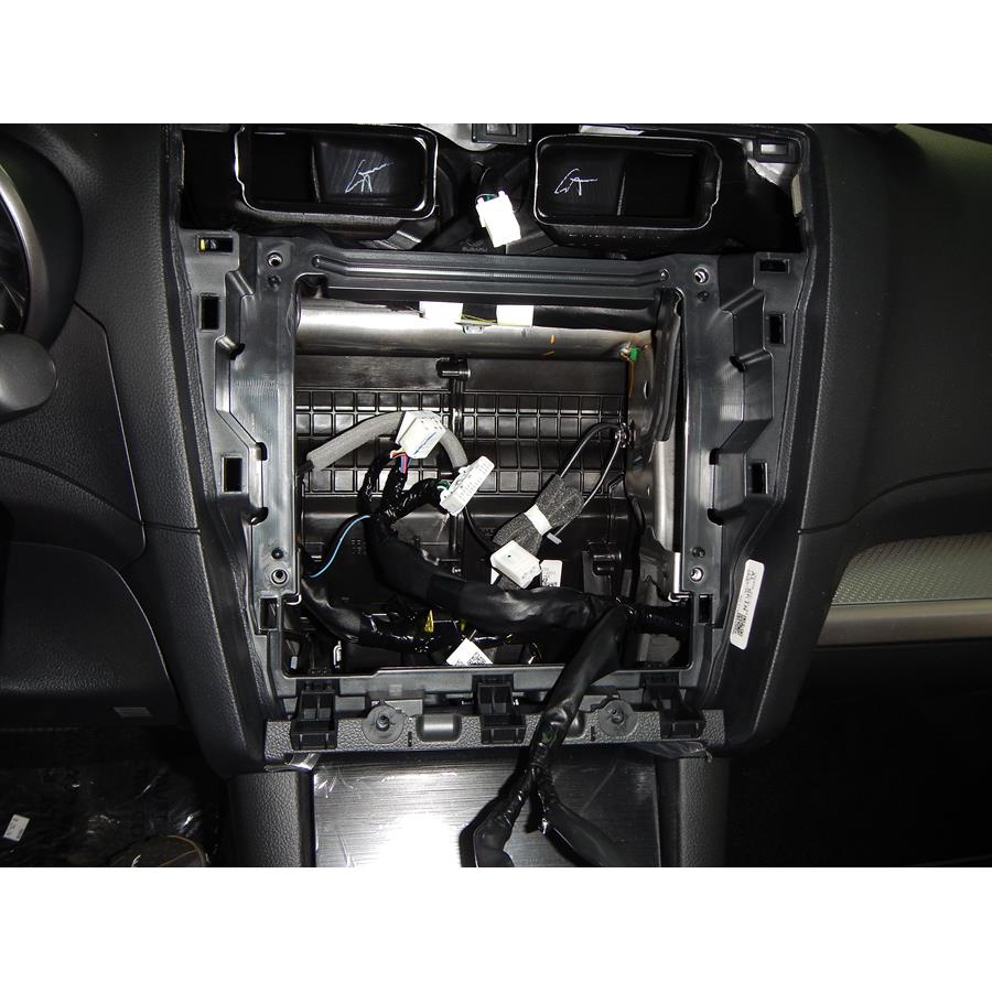 2015 Subaru Legacy Factory radio removed